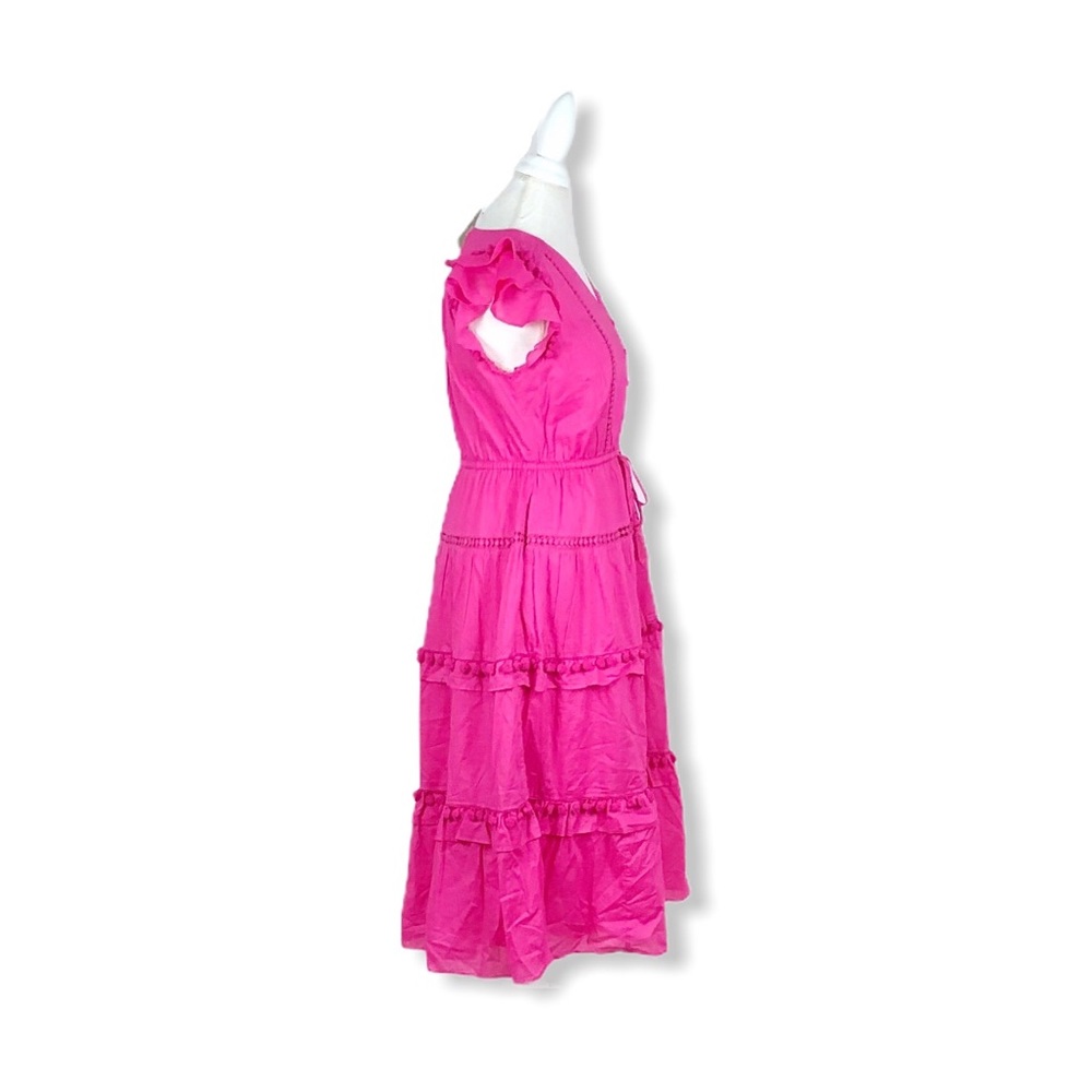 J. Crew Women’s Pom Pom Dress in Cotton Voile 8 - Picture 4 of 10
